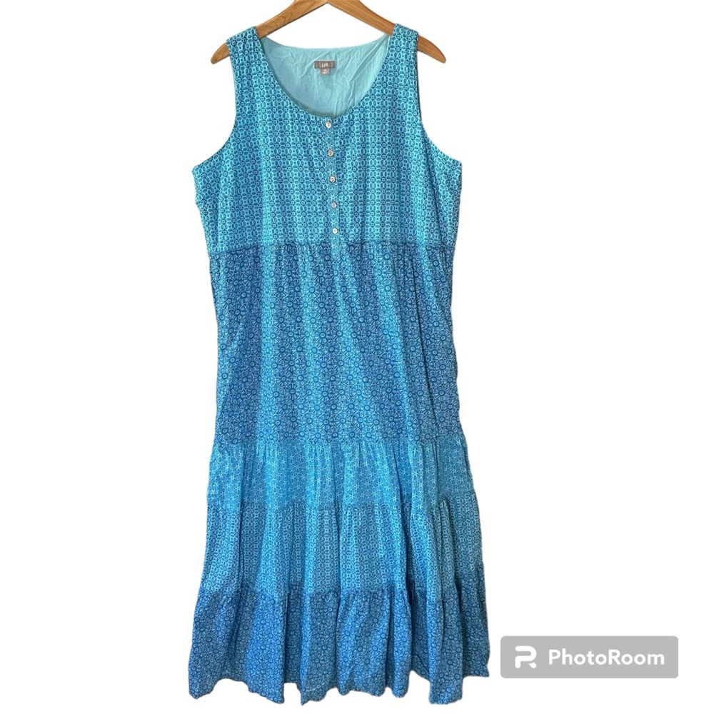J. Jill Blue Maxi Dress